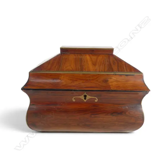 ANTIQUE TEA CADDY W.215mm
