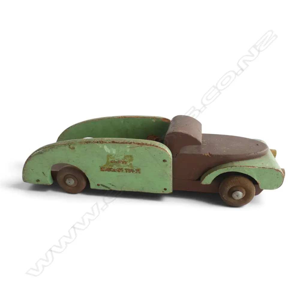 VINTAGE BUDDY L 'WRECKING TRUCK' faults L.410mm Image 1++
