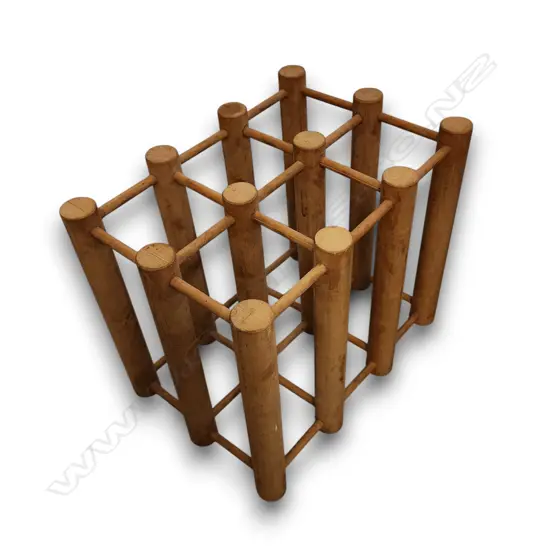 WOODEN WINE RACK 9 BOTTLES 330 x 240 mm