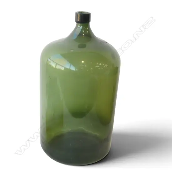 GREEN GLASS CARBOY H.550mm