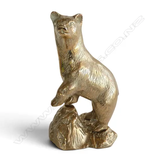 BRASS BEAR ORNAMENT H.310mm