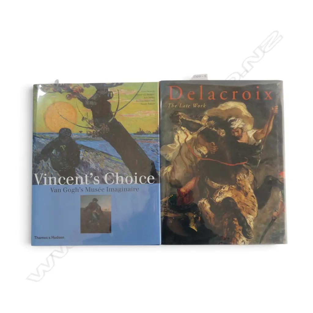 2 LRG ART BOOKS; DELACROIX & VINCENT VAN GOGH Image 1++