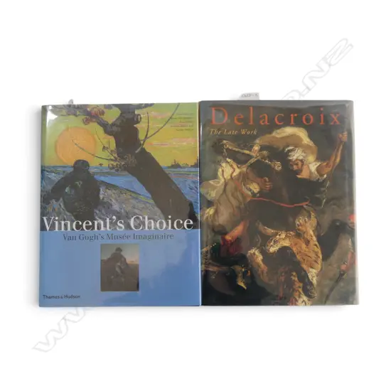 2 LRG ART BOOKS; DELACROIX & VINCENT VAN GOGH