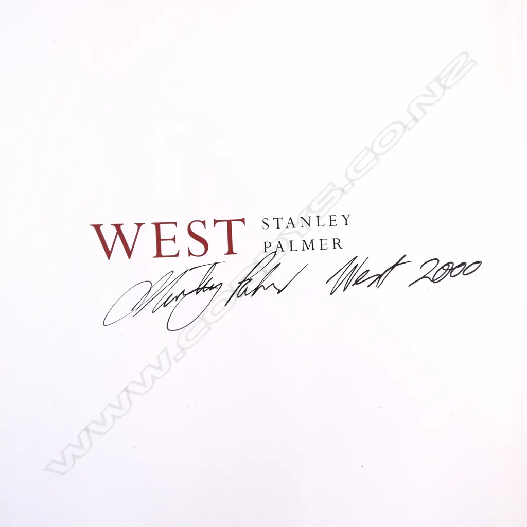 'WEST' the works of STANLEY PALMER, signed Stanley Palmer 2000 Image 1++