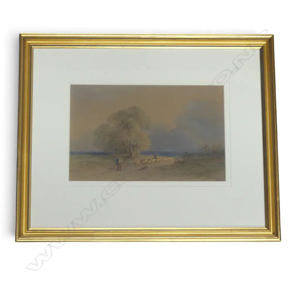 D. COX, LATE 19th / EARLY 20thC LANDSCAPE WC, 180x285mm Image 1++