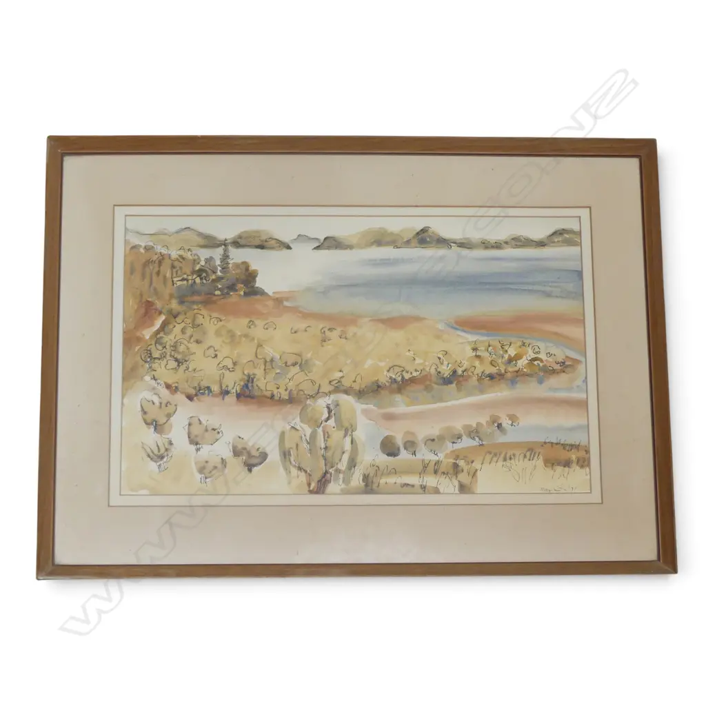 MAY SMITH, UNTITLED, WATERCOLOUR, SIGNED & DATED '71, 340x560mm Image 1++