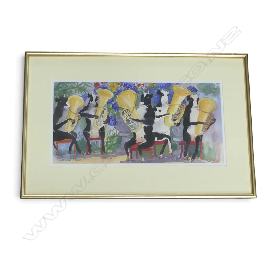 JEANNETTE WALKER 'TUBA PRACTISE' WC 205x420mm Image 1++