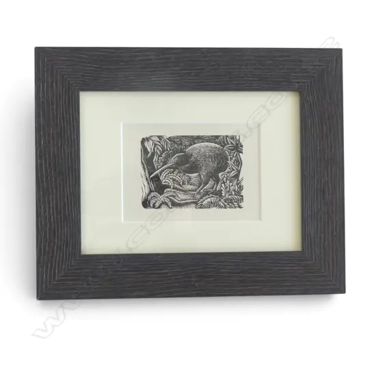 E MERVYN TAYLOR, KIWI, ORIGINAL BOOKPLATES FROM ENGRAVINGS ON WOOD, 80x120mm