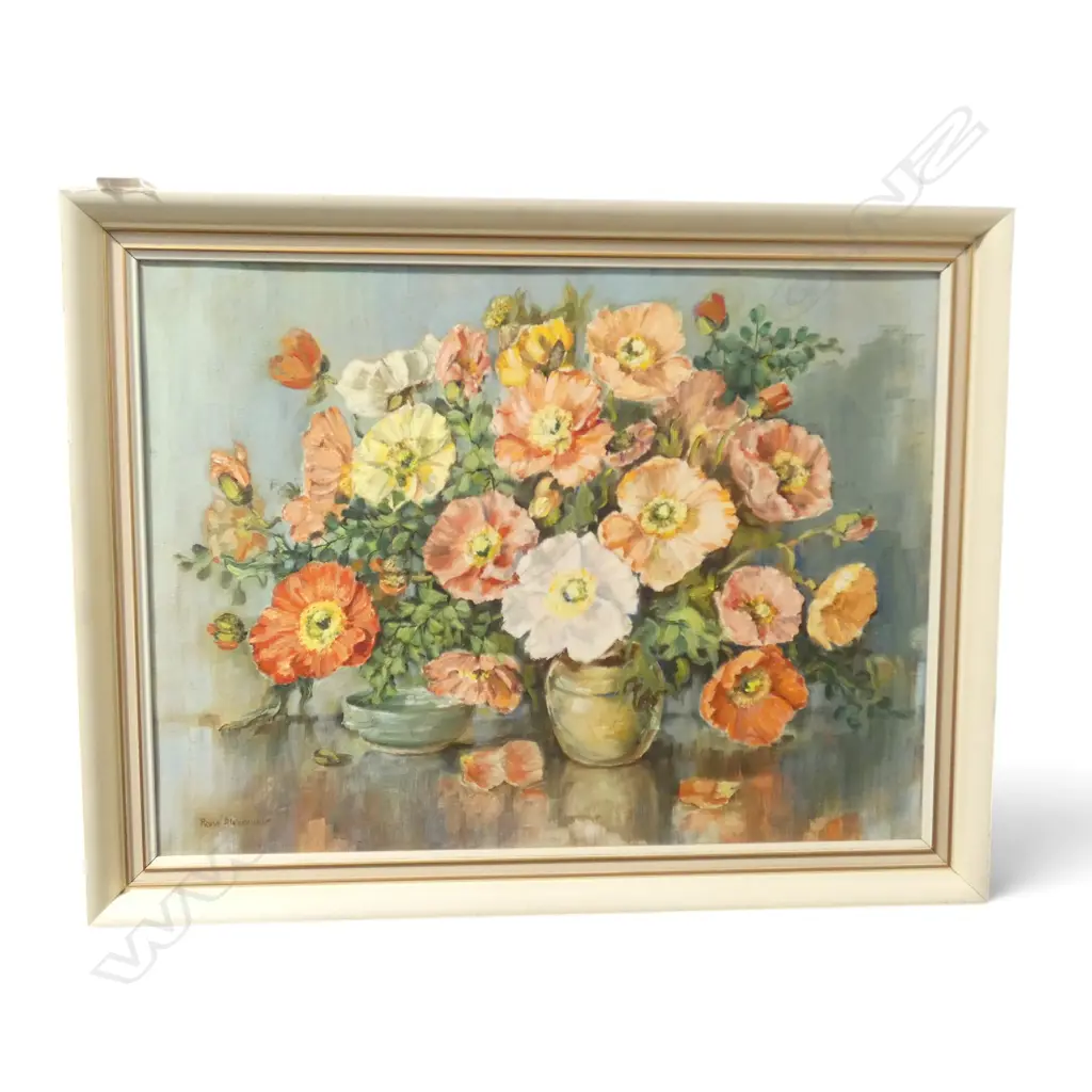 OIL ON BOARD STILLIFE SIGNED ROMA ALEXANDRA H430 W600MM Image 1++