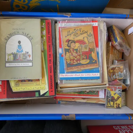 ASST. VINTAGE CHILDREN'S BOOKS INCLDS MINIATURE BOOKS