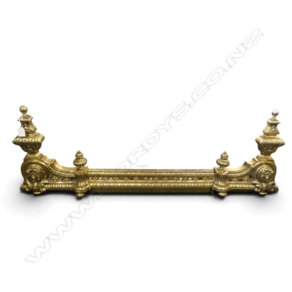 ANTIQUE BRASS METAL FENDER W.1400 / 920mm Image 1++