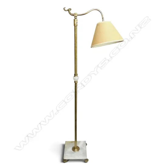 GILT METAL STANDARD LAMP H.1390mm
