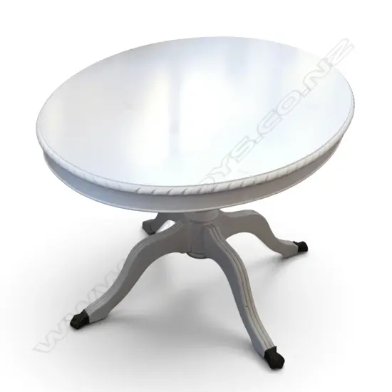 REGENCY STYLE WHITE PAINTED TABLE 1350x920x760mm
