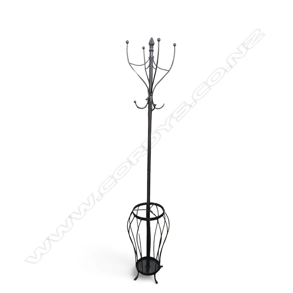 BLACK METAL COAT RACK H.1850mm Image 1++