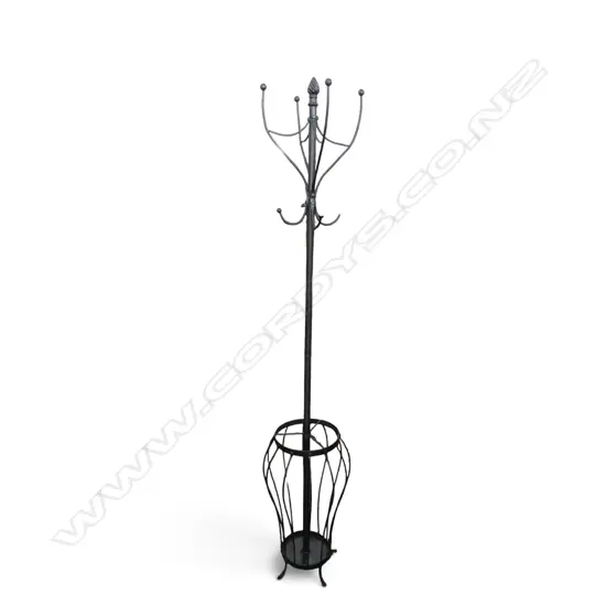 BLACK METAL COAT RACK H.1850mm