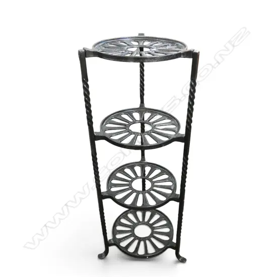 FRENCH CAST IRON POT RACK H.765mm