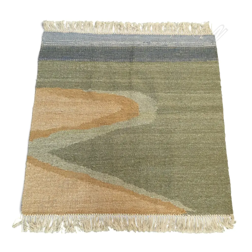 MOSSANA HAND KNOTTED WOOL FLOOR RUG L1200 W1220MM Image 1++