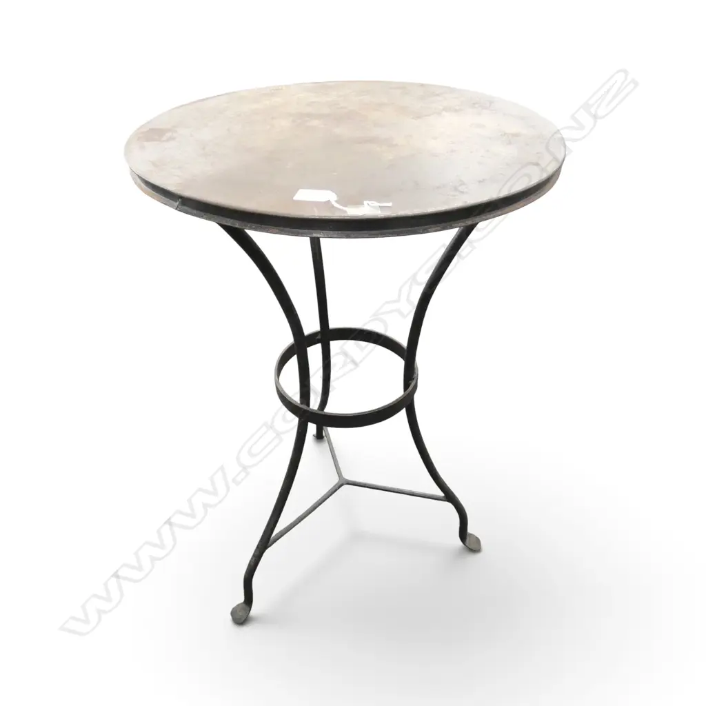 METAL CIRCULAR SIDE TABLE H.750 Dia.500mm Image 1++