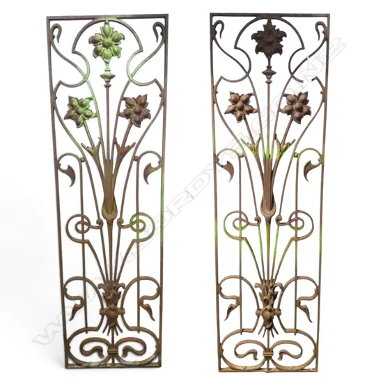 PR CAST IRON FLORAL PANELS 1180x350mm