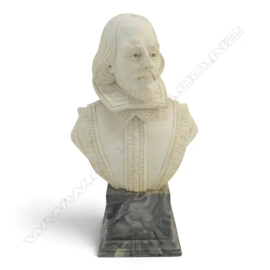 COMPOSITE BUST OF SHAKESPEARE BY MICHAEL WEIR H.210mm