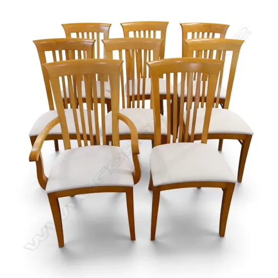 8 DINING CHAIRS 