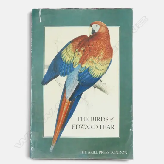 LG ART BOOK; THE BIRDS OF EDWARD LEAR, ARIEL PRESS LONDON 560x380mm
