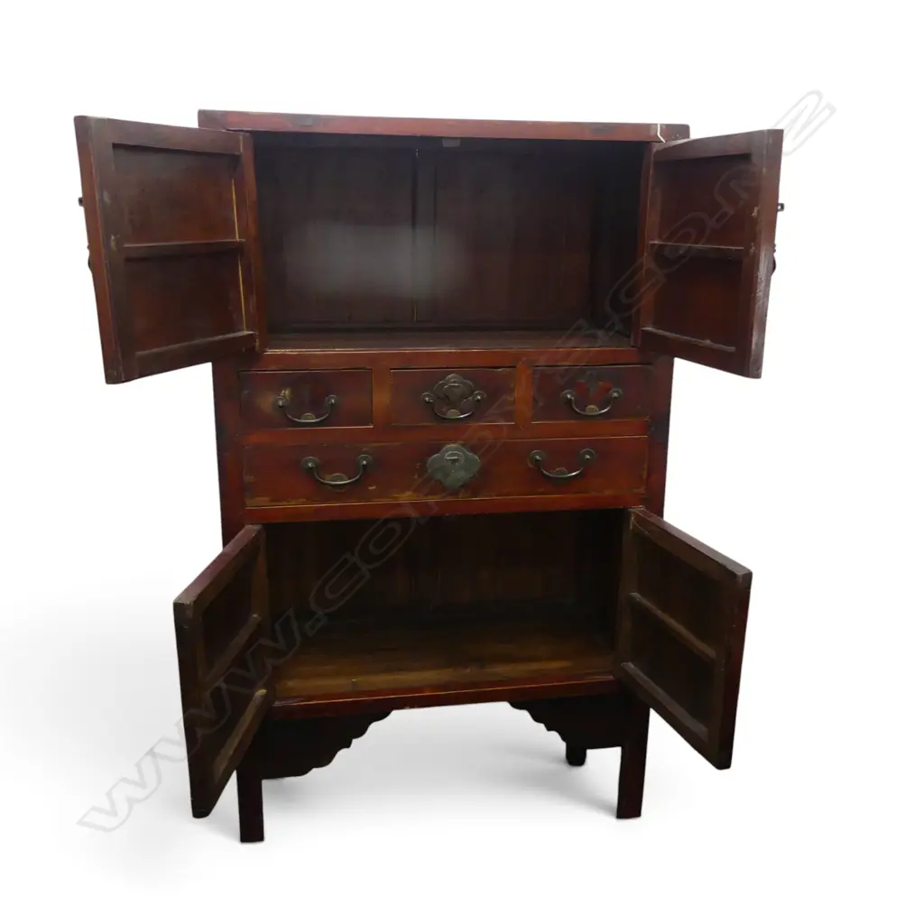 ORIENTAL LACQUER CABINET faults 940x465x1720mm Image 1++