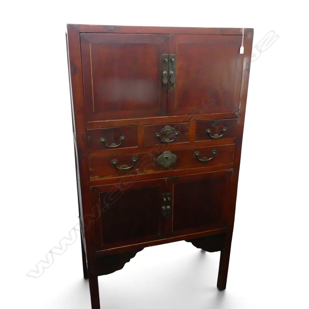 ORIENTAL LACQUER CABINET faults 940x465x1720mm Image 1++