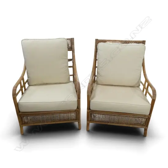 PR CANE OUTDOOR CHAIRS w. cushions H.980mm