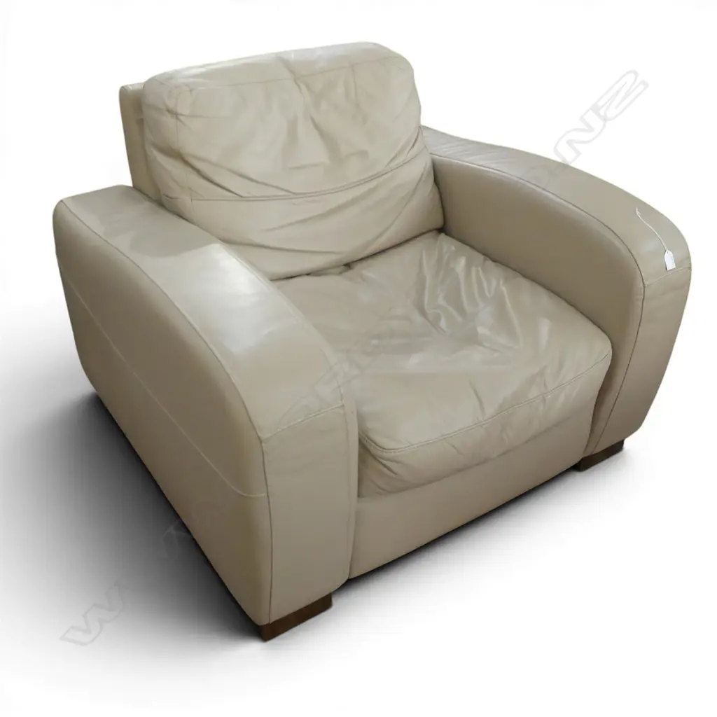 J. H. HIOLER LEATHER ARMCHAIR 1000x950x800mm Image 1++