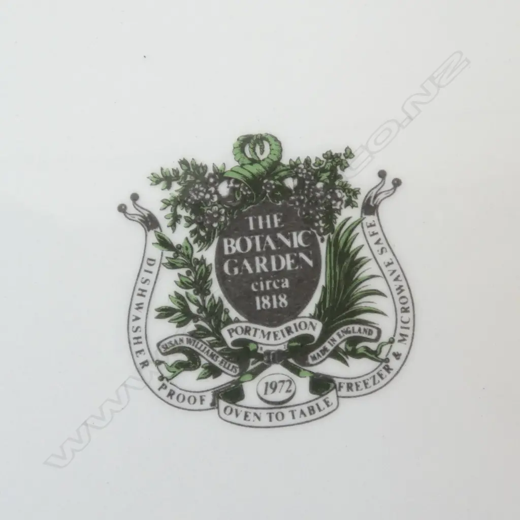 14 PORTMEIRION 'THE BOTANIC GARDEN' PLATES Dia.220mm Image 1++