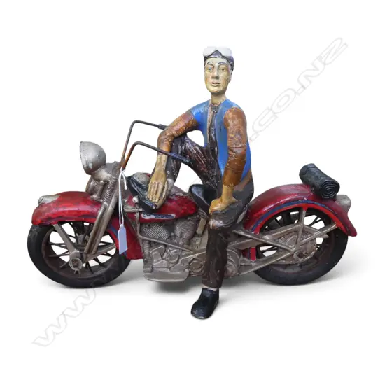 MOTORCYCLE FIGURINE L.480mm