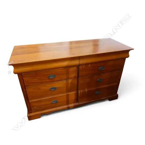 ROSE & HEATHER? 8 DRAWER LOW BOY 1310x500x800mm TOP MARKED