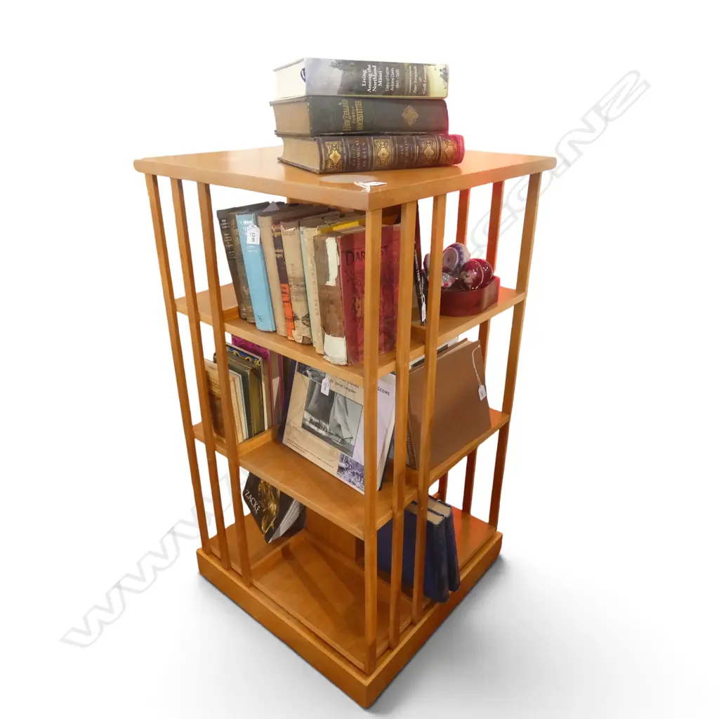 MODERN ROTATING BOOKCASE, MARK TO TOP Image 1++