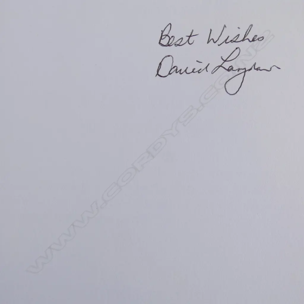 HISTORY OF NEW ZEALAND SCOWS AND THEIR TRADES by DAVID LANGDON, signed 1st Ed. Image 1++