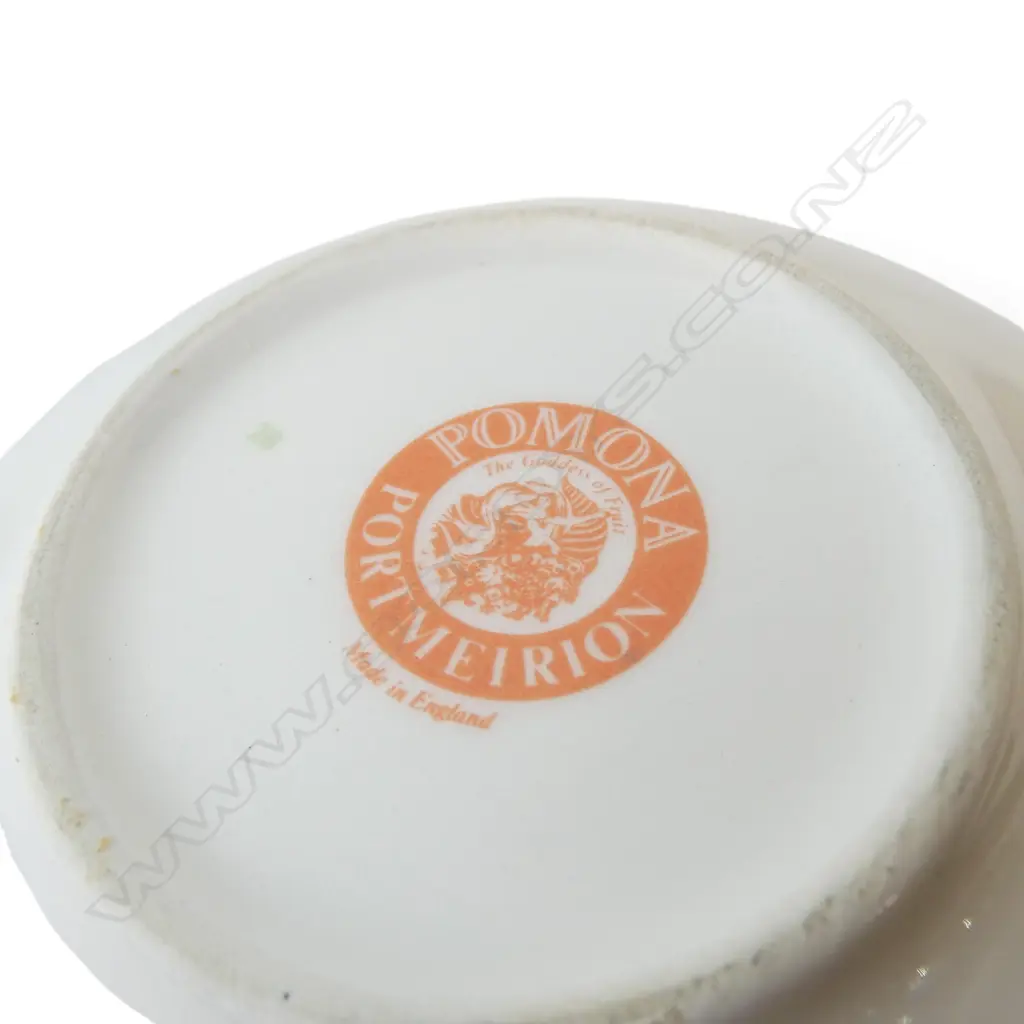 7 PCES OF PORTMEIRION 'POMONA'; 4 BOWLS & 3 STORAGE JARS Image 1++