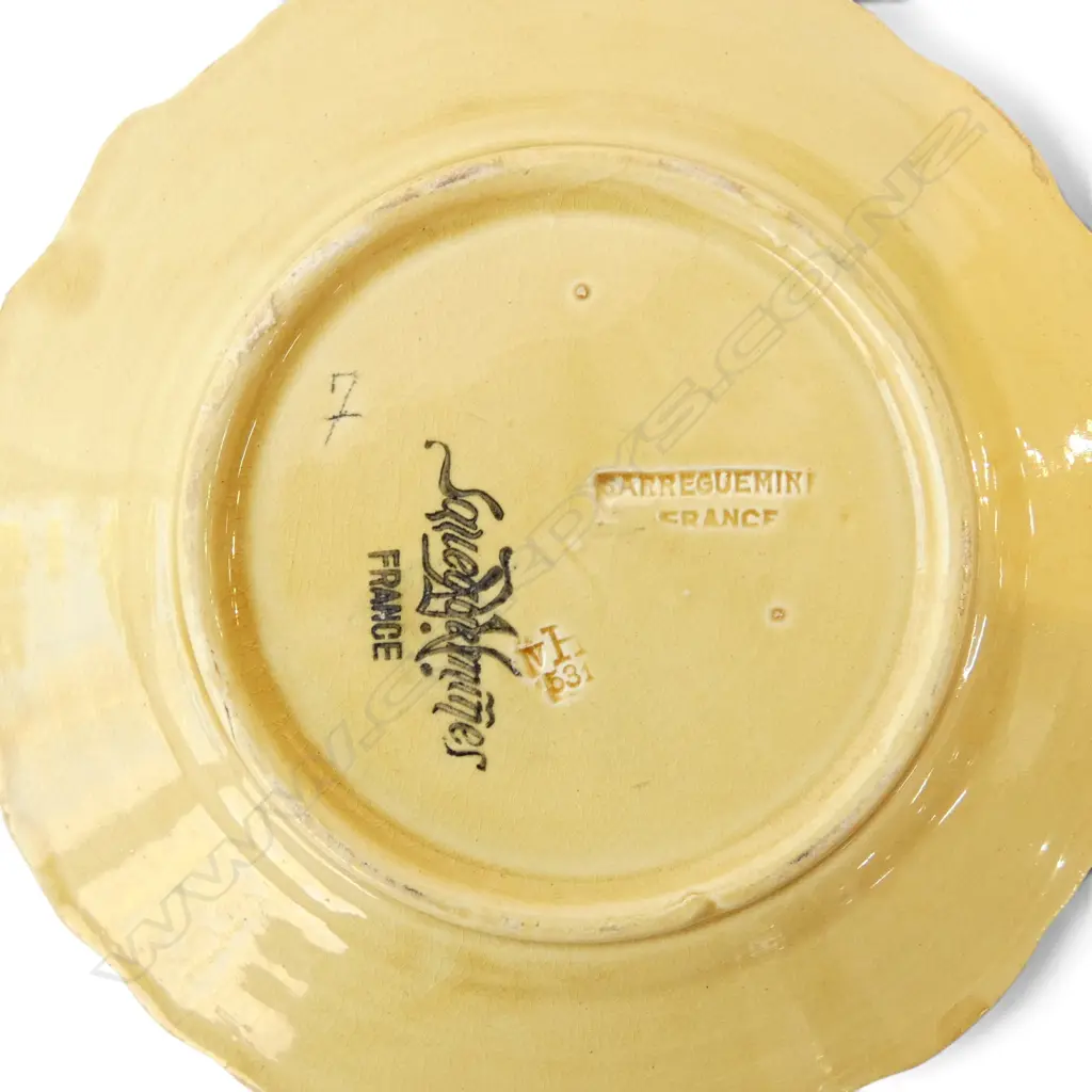 9 SARREGUEMINES PLATES Dia.190mm Image 1++