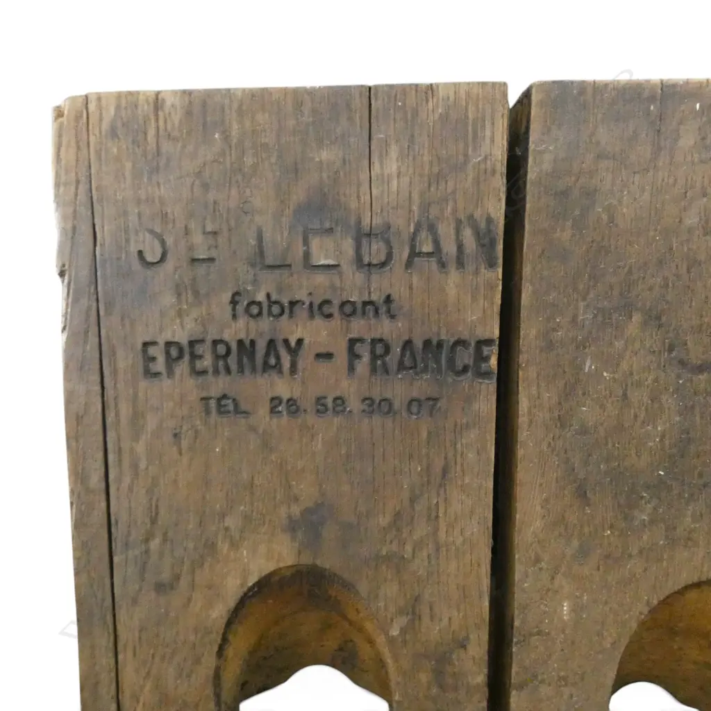 ST LEBAN EPERNAY FRANCE RIDDLING WINE RACK 720x80x1500mm Image 1++