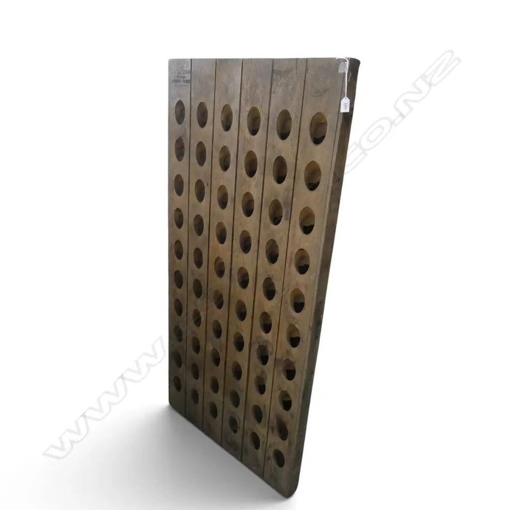 ST LEBAN EPERNAY FRANCE RIDDLING WINE RACK 720x80x1500mm Image 1++