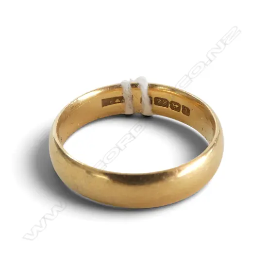22ct WEDDER w. English hallmarks 5.19gms SIZE N