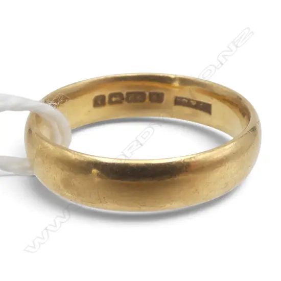22ct WEDDER w. English hallmarks 5.19gms SIZE N
