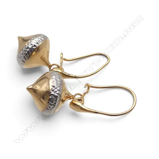 PR 9CT EARRINGS, 1.6gms