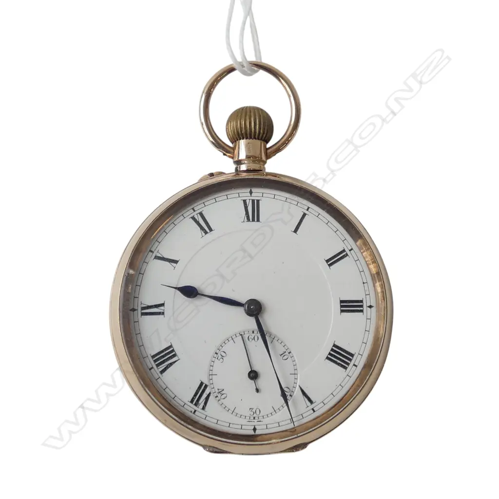 9CT GOLD HALF HUNTER POCKET WATCH LONDON 1912 75.6GMS TOTAL WIEGHT  Image 1++