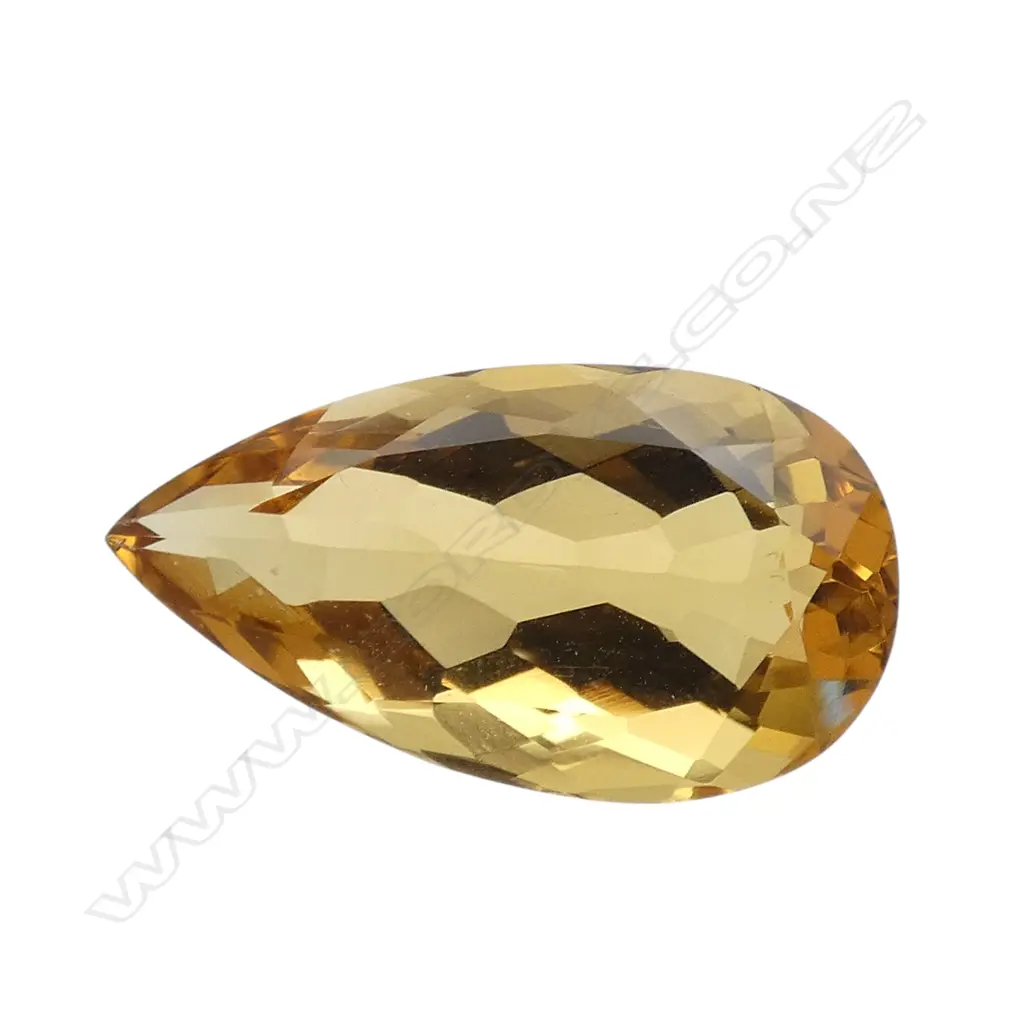 LOOSE PEAR CUT CITRINE, 11ct Image 1++