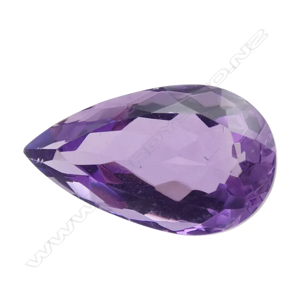 LOOSE PEAR CUT AMETHYST, 13ct Image 1++