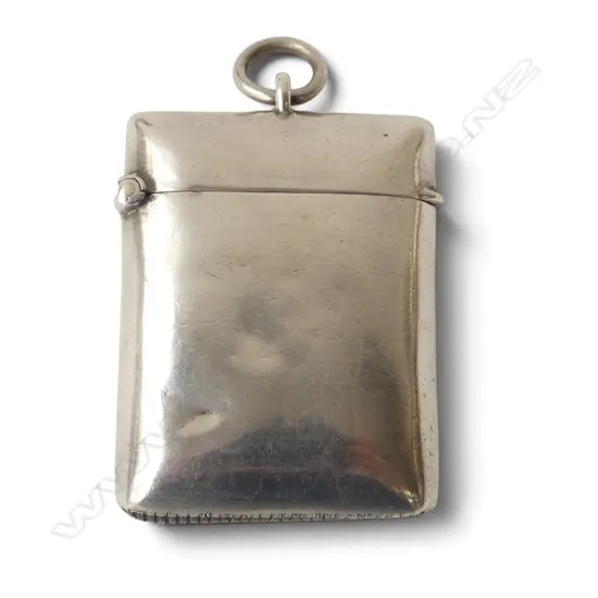 STG SILVER VESTA CASE, BIRMINGHAM 1901, 24gms