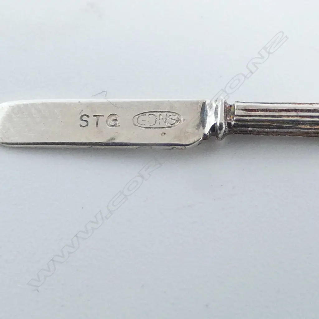 3 PC MINIATURE STG SILVER CUTLERY Image 1++