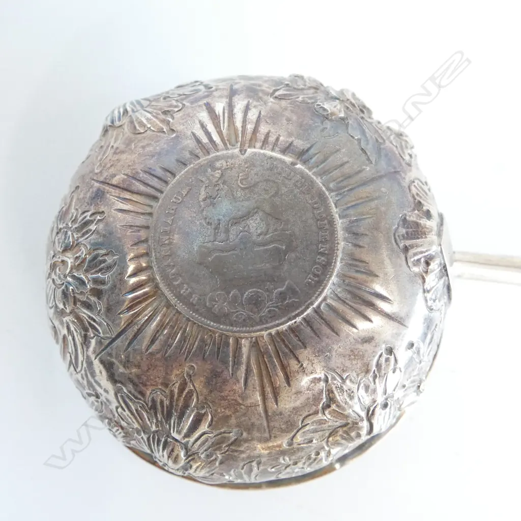 GEORGIAN 1826 SILVER & BALEEN TODDY LADLE L.345mm Image 1++