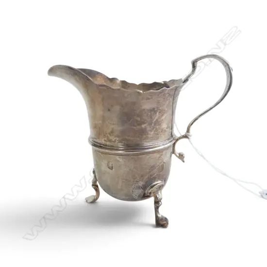 STG SILVER JUG, LONDON 1938 H.90mm 77gms