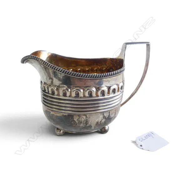 STG SILVER JUG, LONDON 1808 202gms